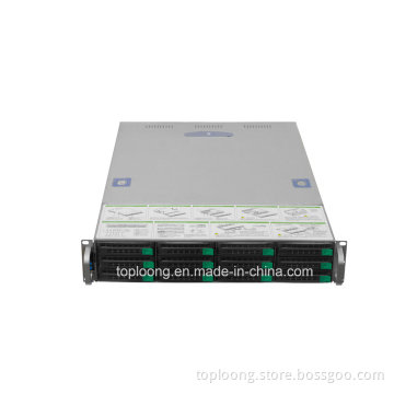 High Quality 2u Hot Swap Rack Server Case R265-12 Ss Storage Server Case 12 Hot Swappbale SATA&Sas Drive Bays